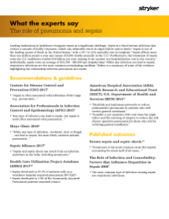 The role of pneumonia and sepsis