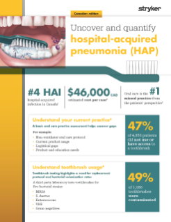 Uncover and quantify hospital-acquired pneumonia (HAP) brochure