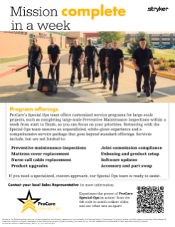 ProCare Special Ops One Pager