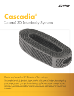 Cascadia Lateral 3D Sell Sheet