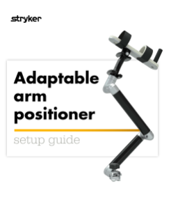 Adaptable arm positioner setup guide