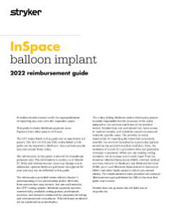 InSpace balloon implant reimbursement quick guide