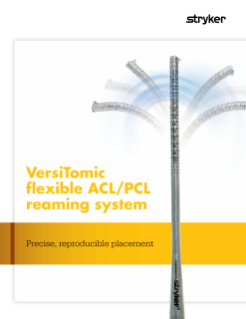 VersiTomic flexible ACL/PCL reaming system brochure