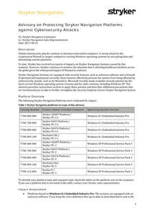 TB191 Accompanying Customer Memo Cybersecurity Nav Platforms.pdf