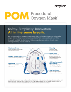 Procedural Oxygen Mask Brochure