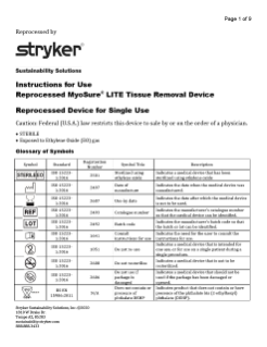 Reprocessed MyoSure LITE Tissue Removal Device
