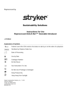 Reprocessed AGILIS NxT Steerable Introducer