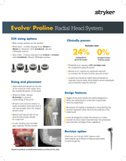 Evolve Radial Head Brochure