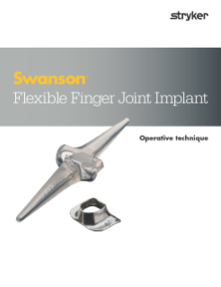 Swanson Finger Joint Implant Operative Technique