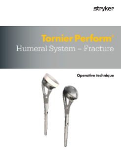 Tornier Perform Fracture operative technique