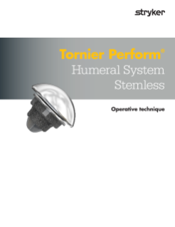 Tornier Perform Stemless operative technique